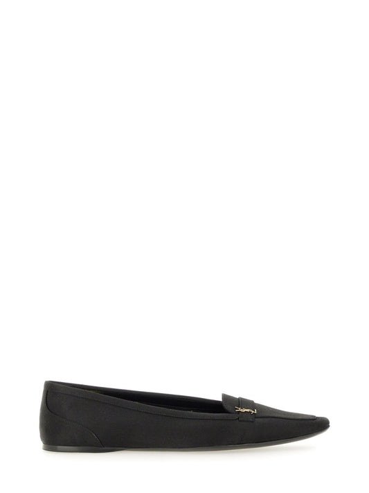 Saint Laurent Women Crepe Satin "Poppy" Ballerina