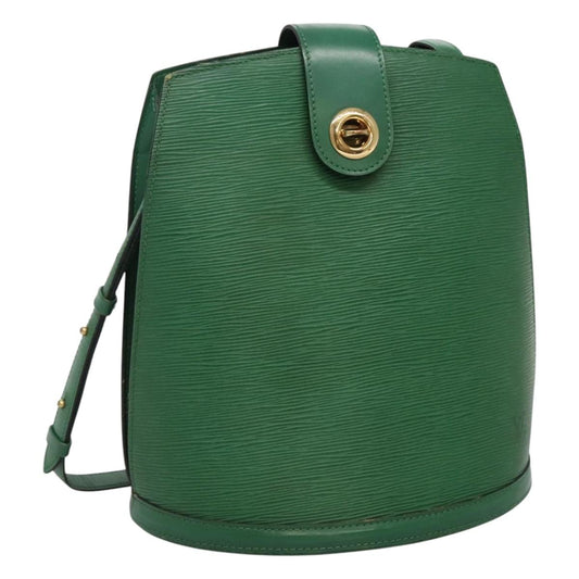 LOUIS VUITTON Epi Cluny Shoulder Bag Green M52254 LV 112915