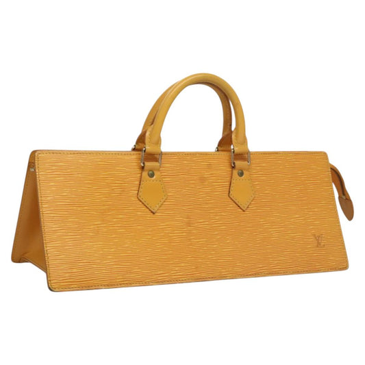 LOUIS VUITTON Epi Sac Triangle Hand Bag Yellow M52099 LV 113173