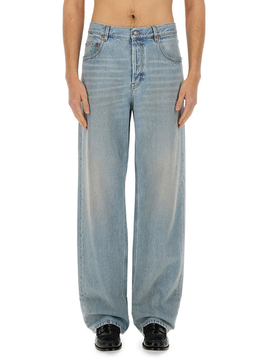 Saint Laurent Men Baggy Denim Jeans