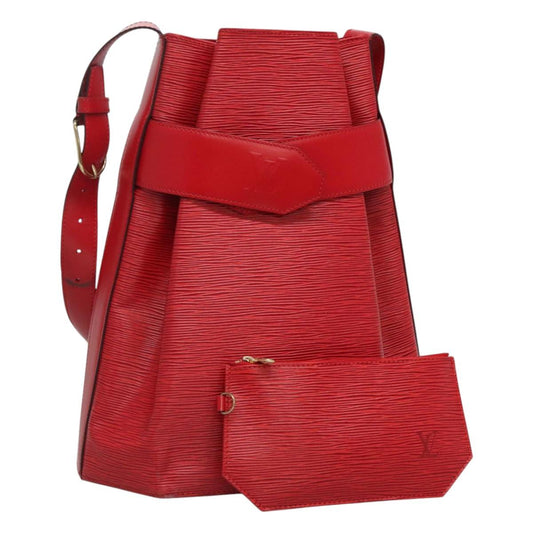 LOUIS VUITTON Epi Sac De Paul GM Shoulder Bag Red M80197 LV 113249