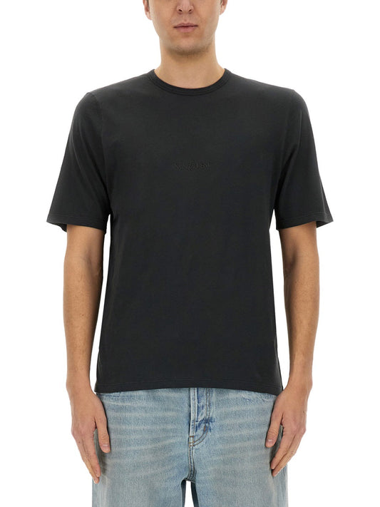 Saint Laurent Men T-Shirt With Logo