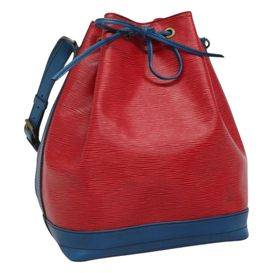 LOUIS VUITTON Epi Noe Shoulder Bag Bicolor Red Blue M44084 LV 113532