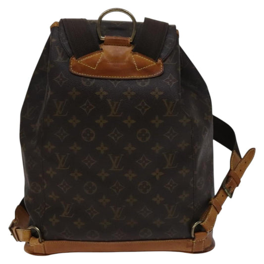 LOUIS VUITTON Monogram Montsouris GM Backpack M51135 LV 113552
