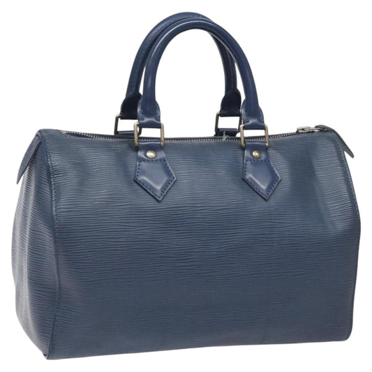 LOUIS VUITTON Epi Speedy 25 Hand Bag Myrtille M5923G LV 113574