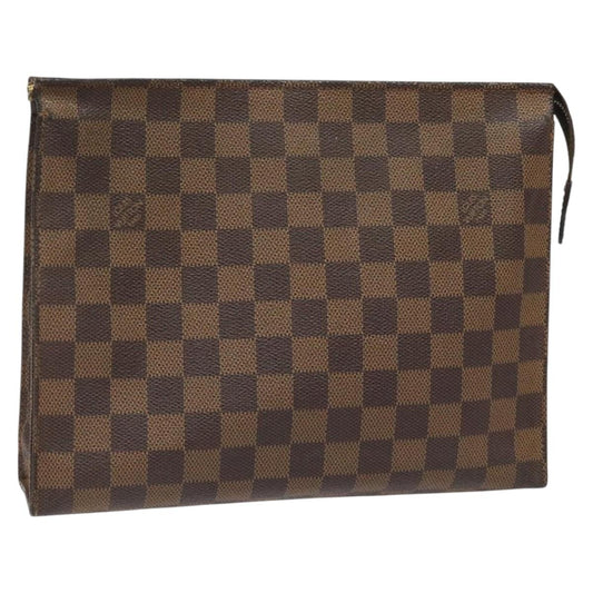 LOUIS VUITTON Damier Ebene Poche Toilette 26 Pouch N47543 LV 113577