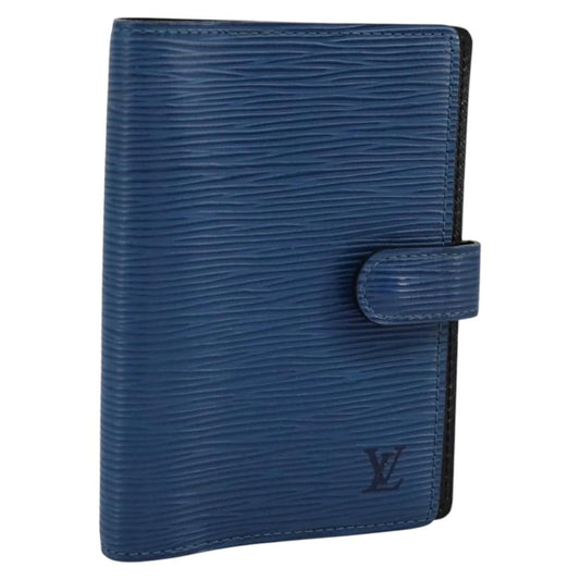 LOUIS VUITTON Epi Agenda PM Day Planner Cover Blue R20055 LV 113606