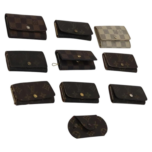 LOUIS VUITTON Monogram Damier Ebene Damier Azur Key Case 10set LV 113619