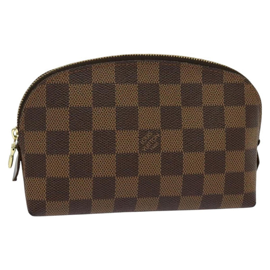 LOUIS VUITTON Damier Ebene Pochette Cosmetic PM Pouch N47516 LV 113791