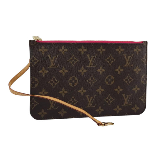 LOUIS VUITTON Monogram Neverfull MM Pouch Accessory Pouch LV 113794