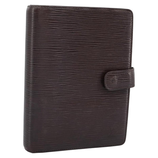 LOUIS VUITTON Epi Agenda MM Day Planner Cover Brown R20043 LV 113815