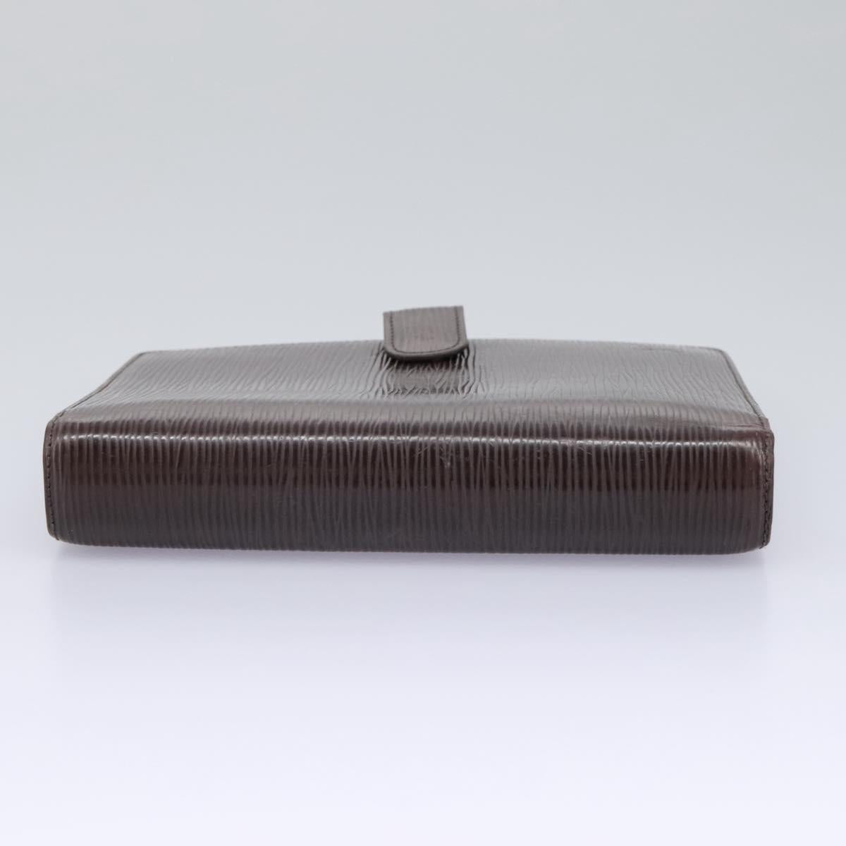 LOUIS VUITTON Epi Agenda MM Day Planner Cover Brown R20043 LV 113815