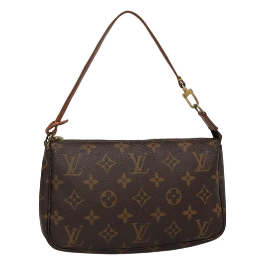LOUIS VUITTON Monogram Pochette Accessoires Pouch M51980 LV 113928