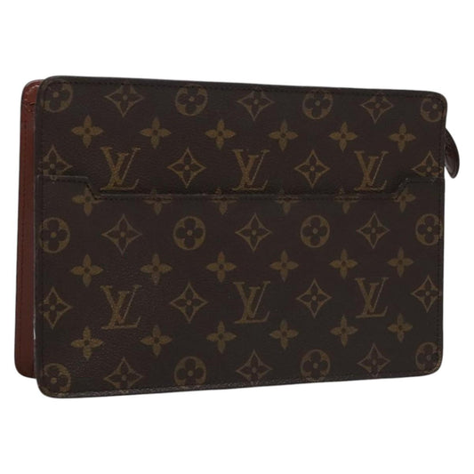 LOUIS VUITTON Monogram Pochette Homme Clutch Bag M51795 LV 114081