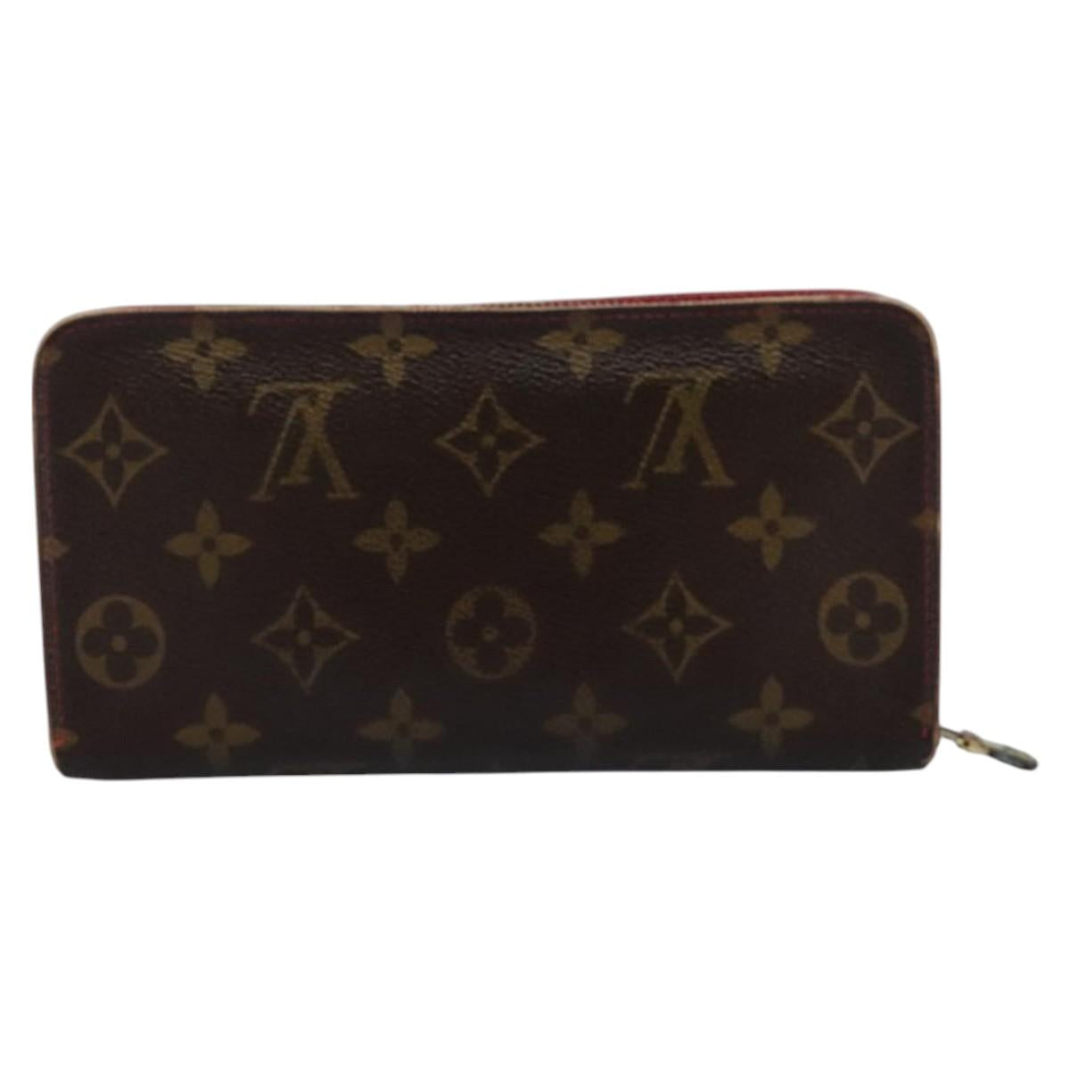 LOUIS VUITTON Monogram Cherry Porte Monnaie Zip Long Wallet M95006 114204