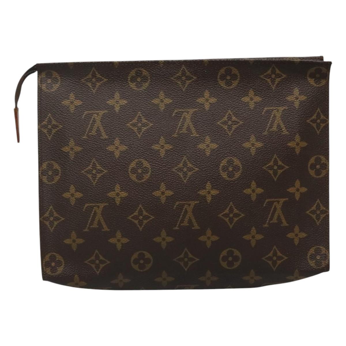 LOUIS VUITTON Monogram Poche Toilette 26 Pouch M47542 LV 114223