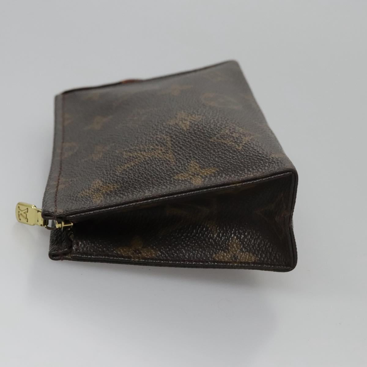 LOUIS VUITTON Monogram Poche Toilette 15 Pouch M47546 LV 114252