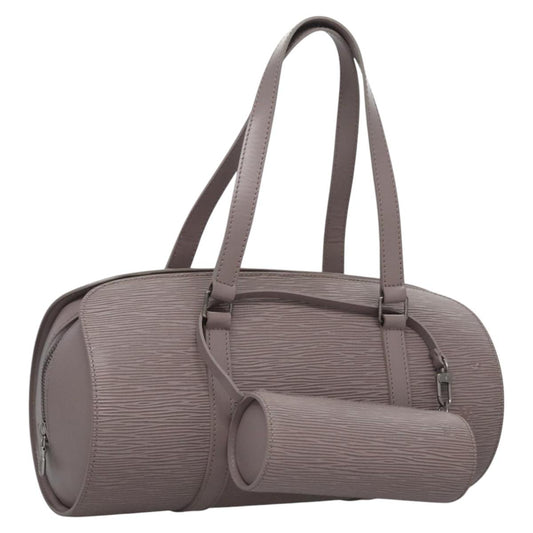 LOUIS VUITTON Epi Soufflot Hand Bag Lilac M5222B LV 114339