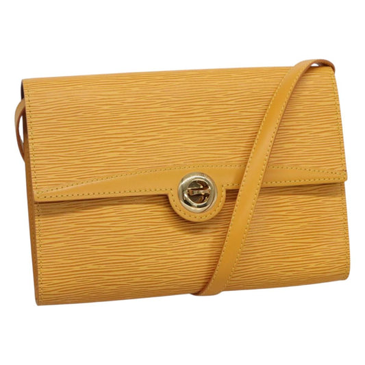 LOUIS VUITTON Epi Arsch Shoulder Bag Yellow M52579 LV 114442