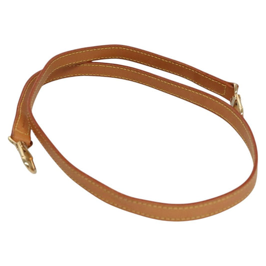 LOUIS VUITTON Shoulder Strap Leather 35.8"" Beige LV 114443