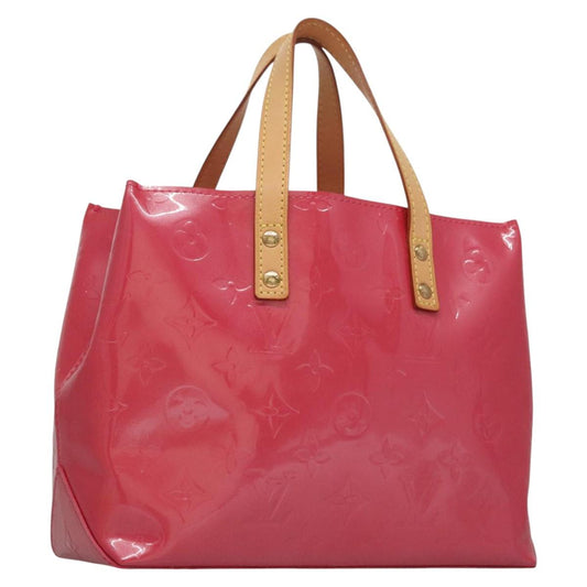 LOUIS VUITTON Monogram Vernis Reade PM Hand Bag Fuchsia Pink M91221 114585A