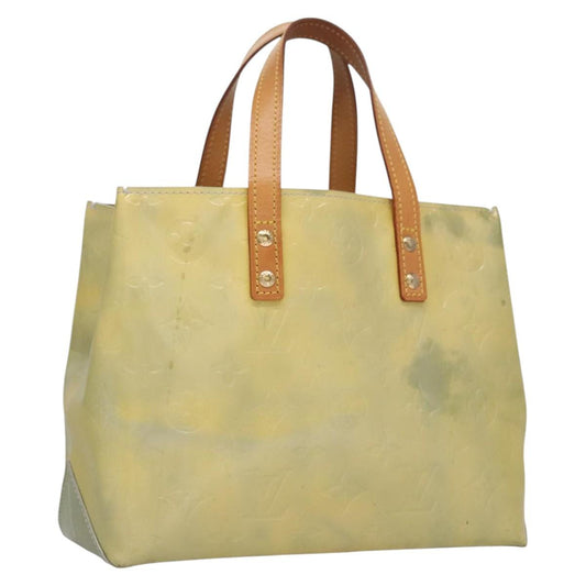 LOUIS VUITTON Monogram Vernis Reade PM Hand Bag Gris M91145 LV 114609