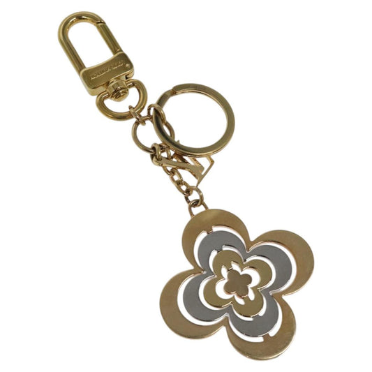 LOUIS VUITTON Monogram Flower Charm metal Gold M64267 LV 114658