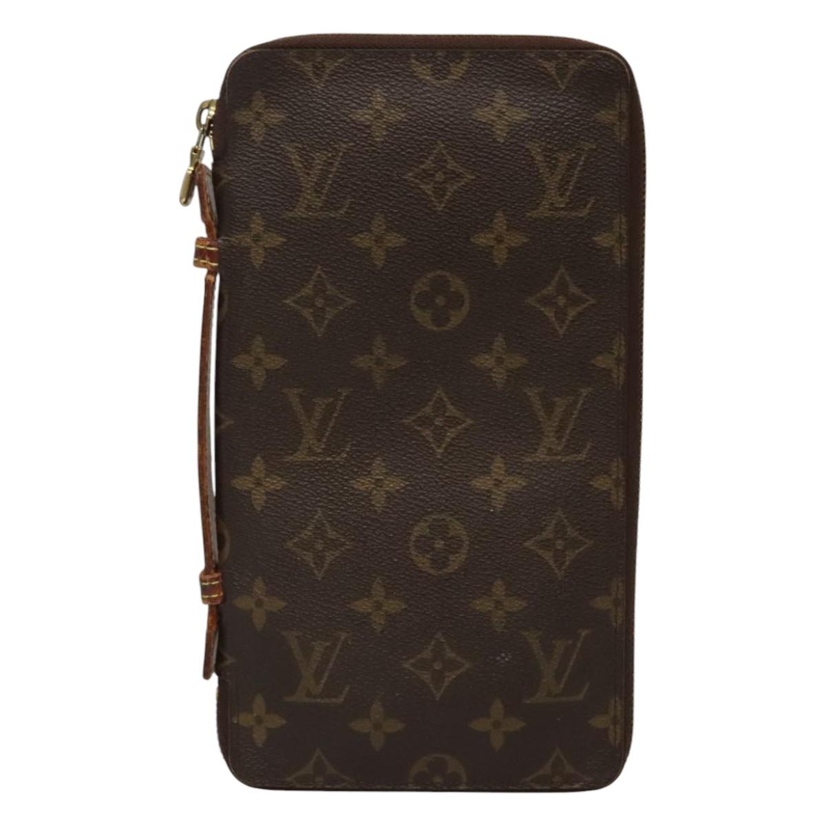 LOUIS VUITTON Monogram Organizer De Voyage Travel Case M60120 LV 114659