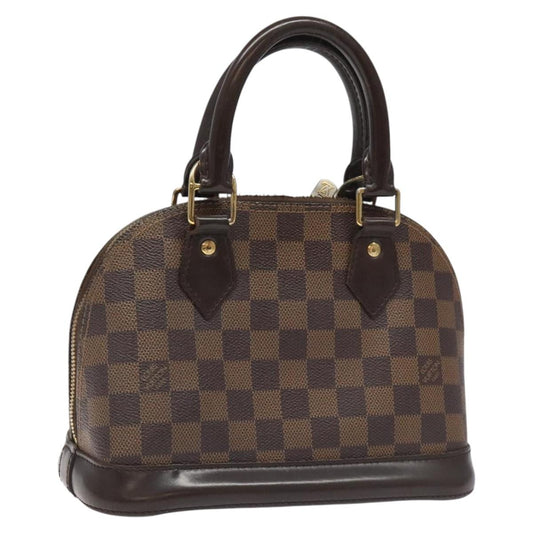 LOUIS VUITTON Damier Ebene Alma BB Hand Bag 2way N40606 LV 115421