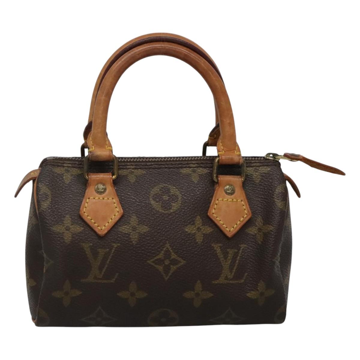 LOUIS VUITTON Monogram Mini Speedy Hand Bag M41534 LV 115434