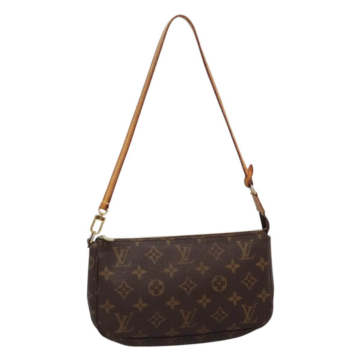 LOUIS VUITTON Monogram Pochette Accessoires Pouch M51980 LV 115455