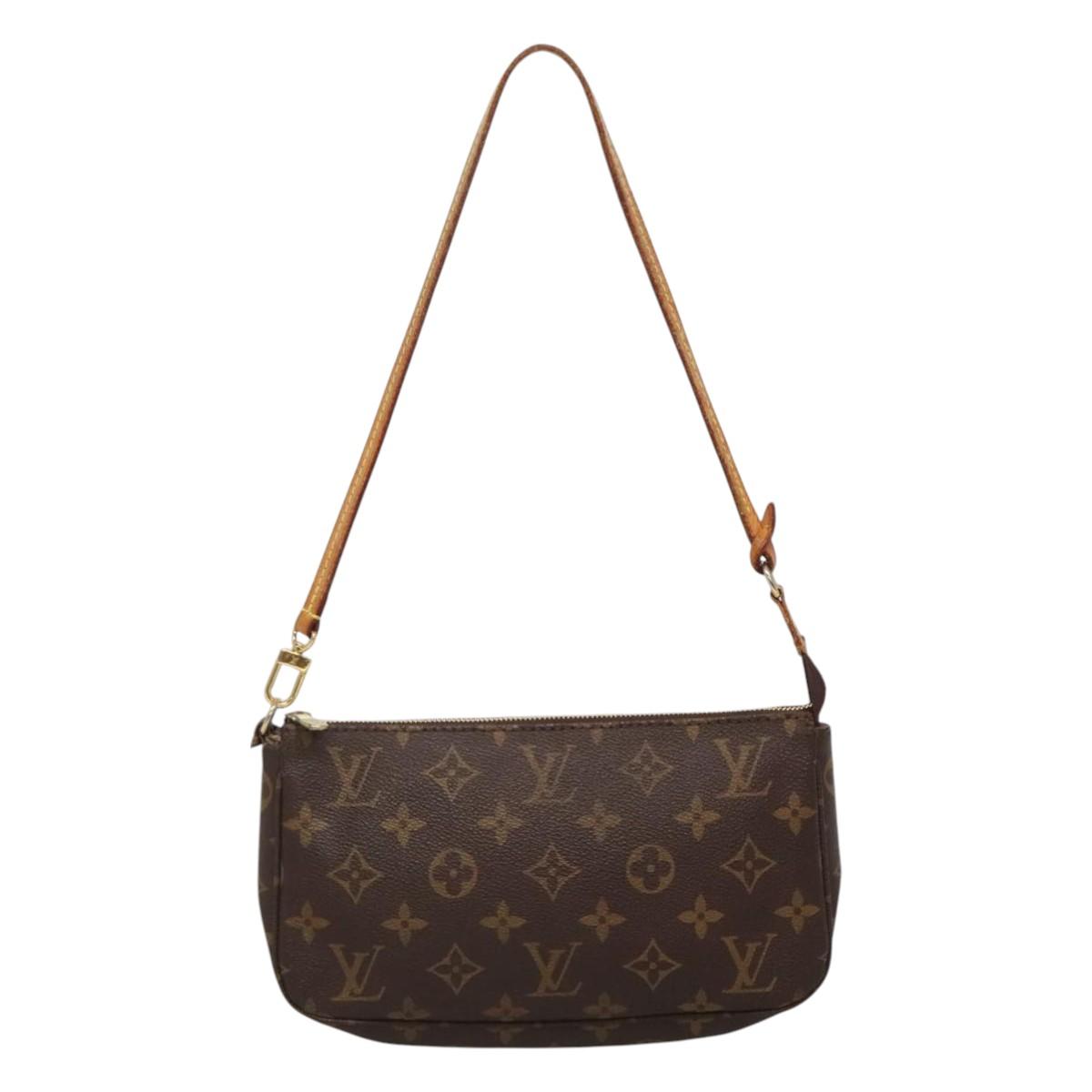 LOUIS VUITTON Monogram Pochette Accessoires Pouch M51980 LV 115455