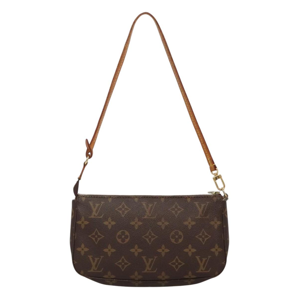 LOUIS VUITTON Monogram Pochette Accessoires Pouch M51980 LV 115455