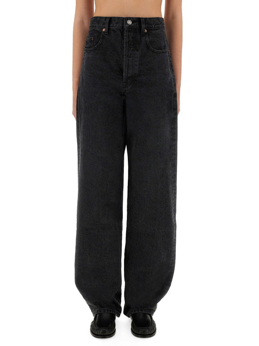 Saint Laurent Women "Carrot-Fit" Denim Jeans