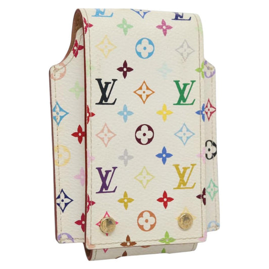 LOUIS VUITTON Monogram Multicolor iPod Nano Case White M60014 LV 115606