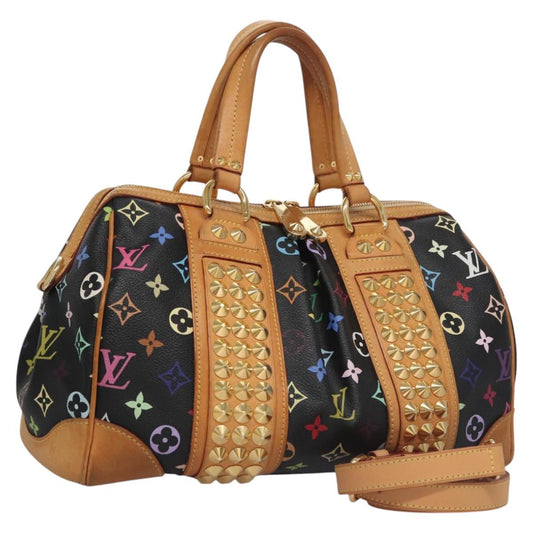 LOUIS VUITTON Monogram Multicolor Courtney MM Bag 2way Black M45642 115719