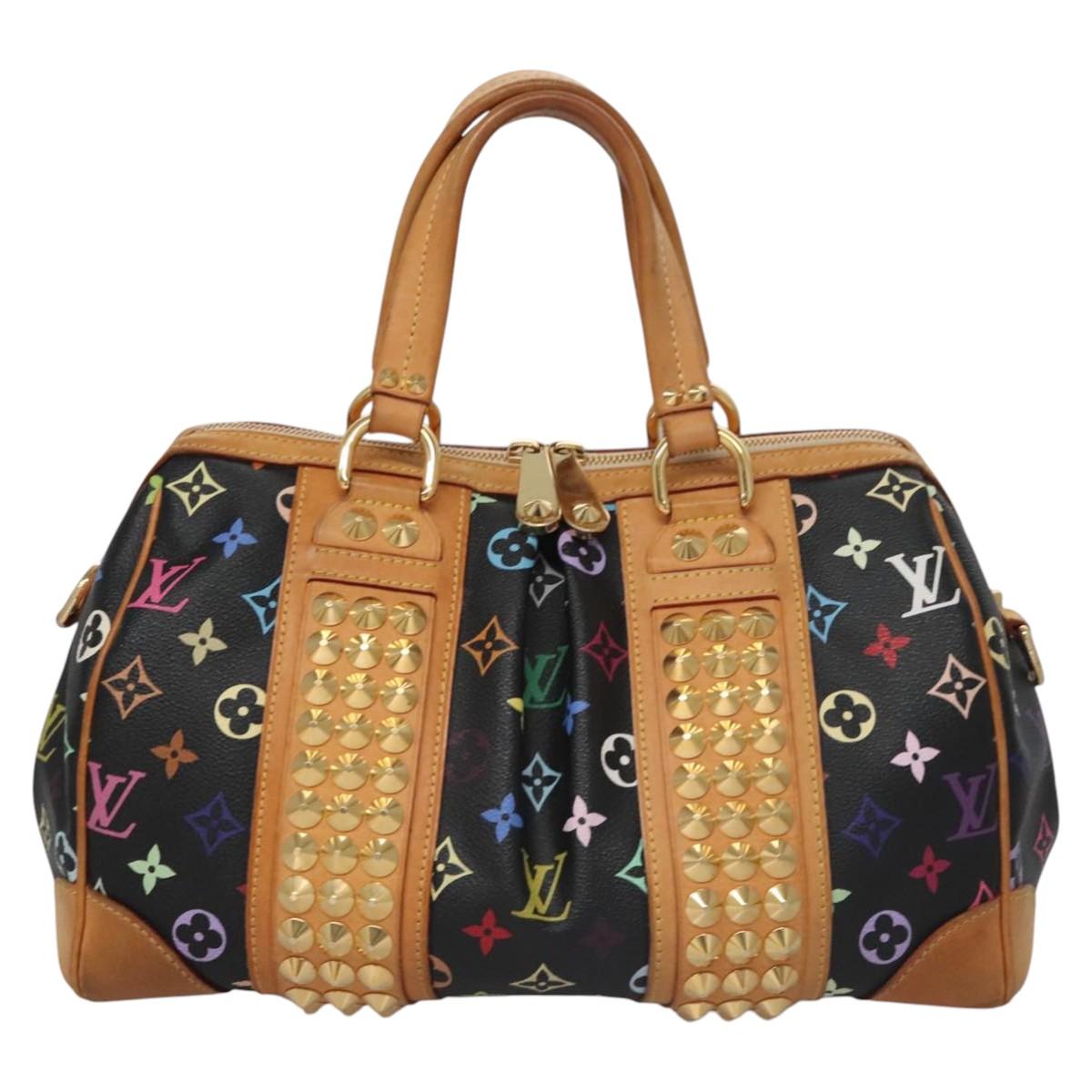 LOUIS VUITTON Monogram Multicolor Courtney MM Bag 2way Black M45642 115719