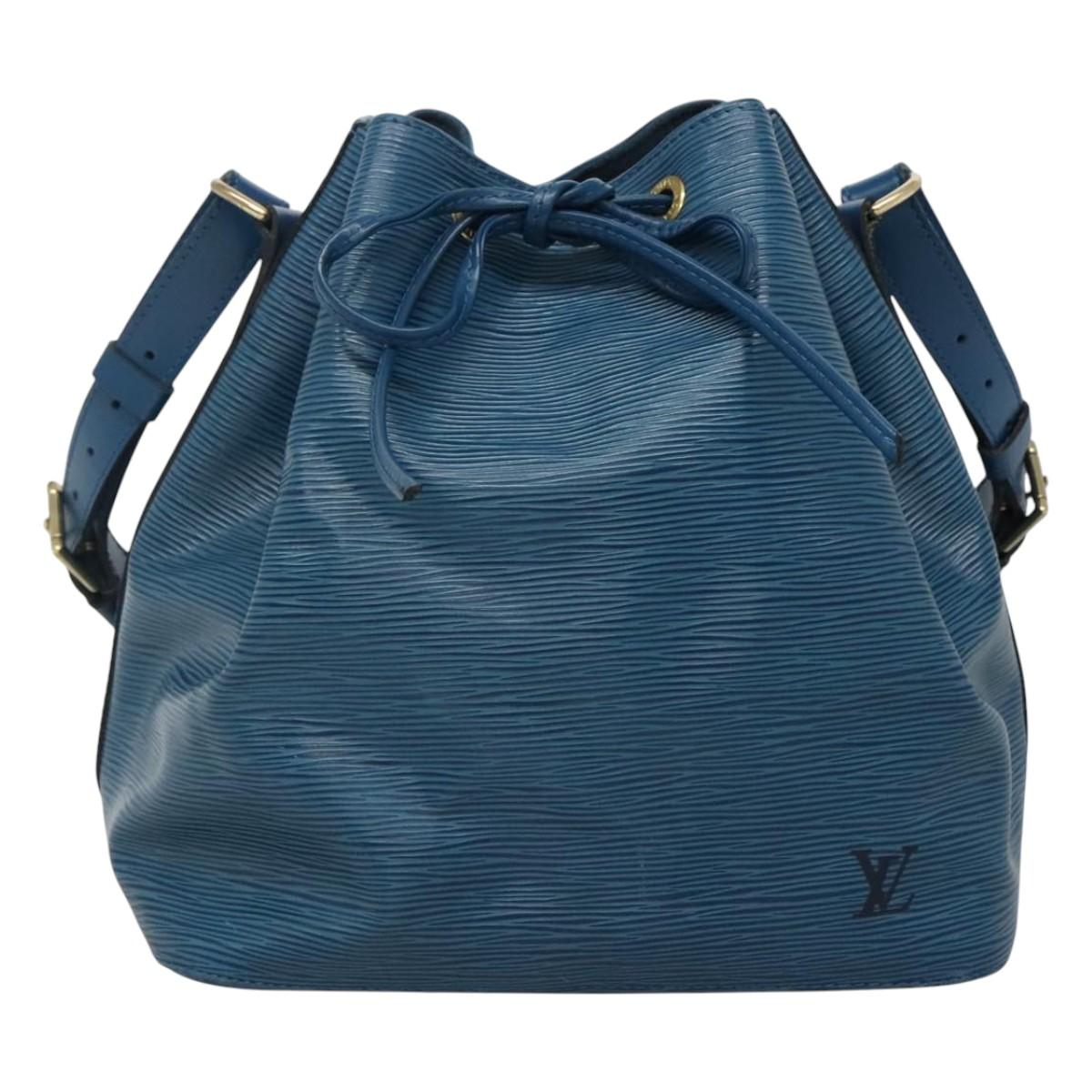 LOUIS VUITTON Epi Petit Noe Shoulder Bag Blue M44105 LV 115791