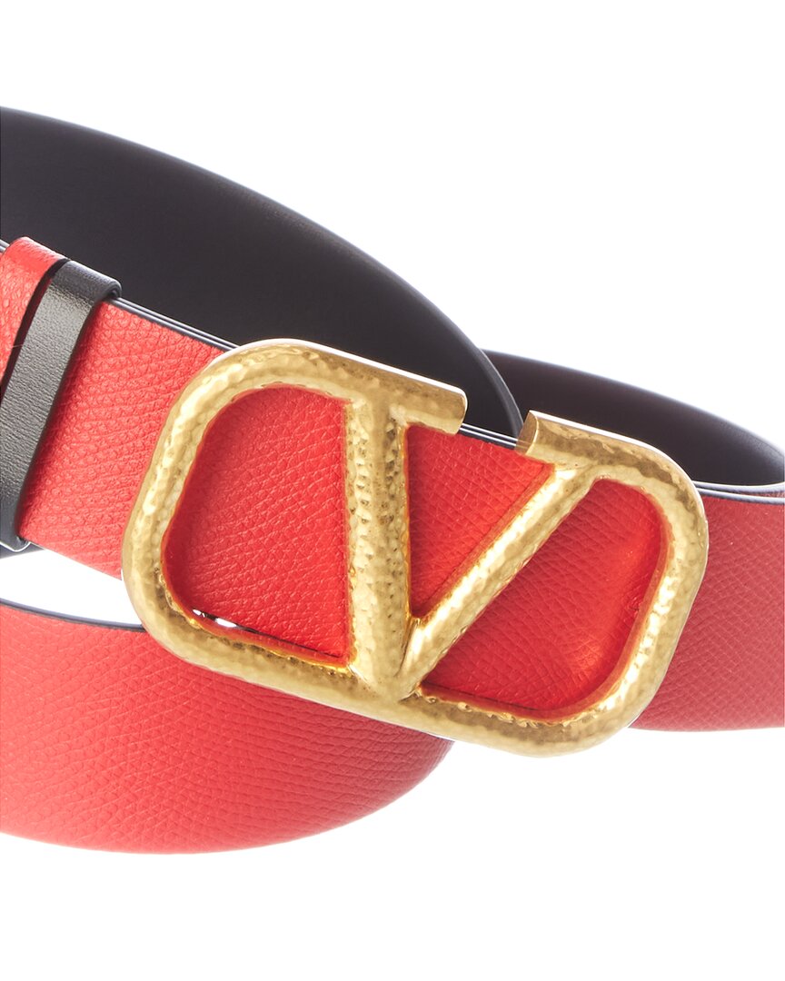 Valentino Vlogo 40Mm Reversible Leather Belt