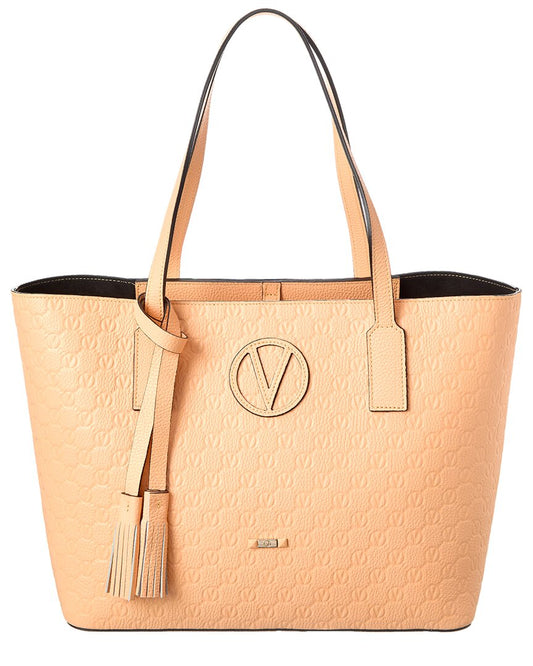 Valentino By Mario Valentino Soho Medallion Leather Tote ONE SIZE Pink