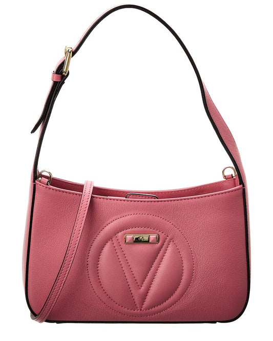 Valentino By Mario Valentino Kai Leather Crossbody ONE SIZE Pink