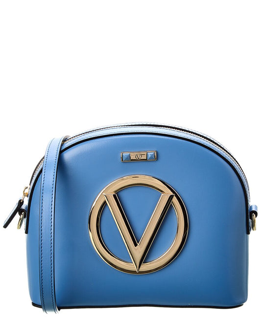 Valentino By Mario Valentino Diana Forever Leather Crossbody ONE SIZE Blue