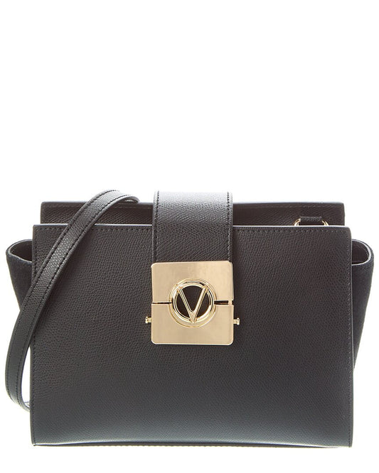 Valentino By Mario Valentino Kiki Leather Shoulder Bag ONE SIZE Black