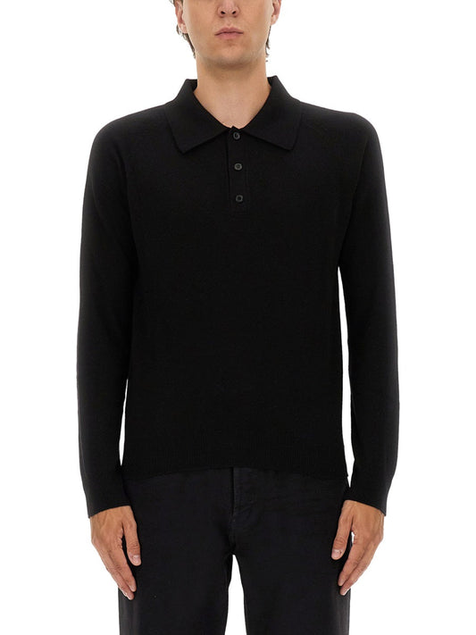 Saint Laurent Men Wool Polo.