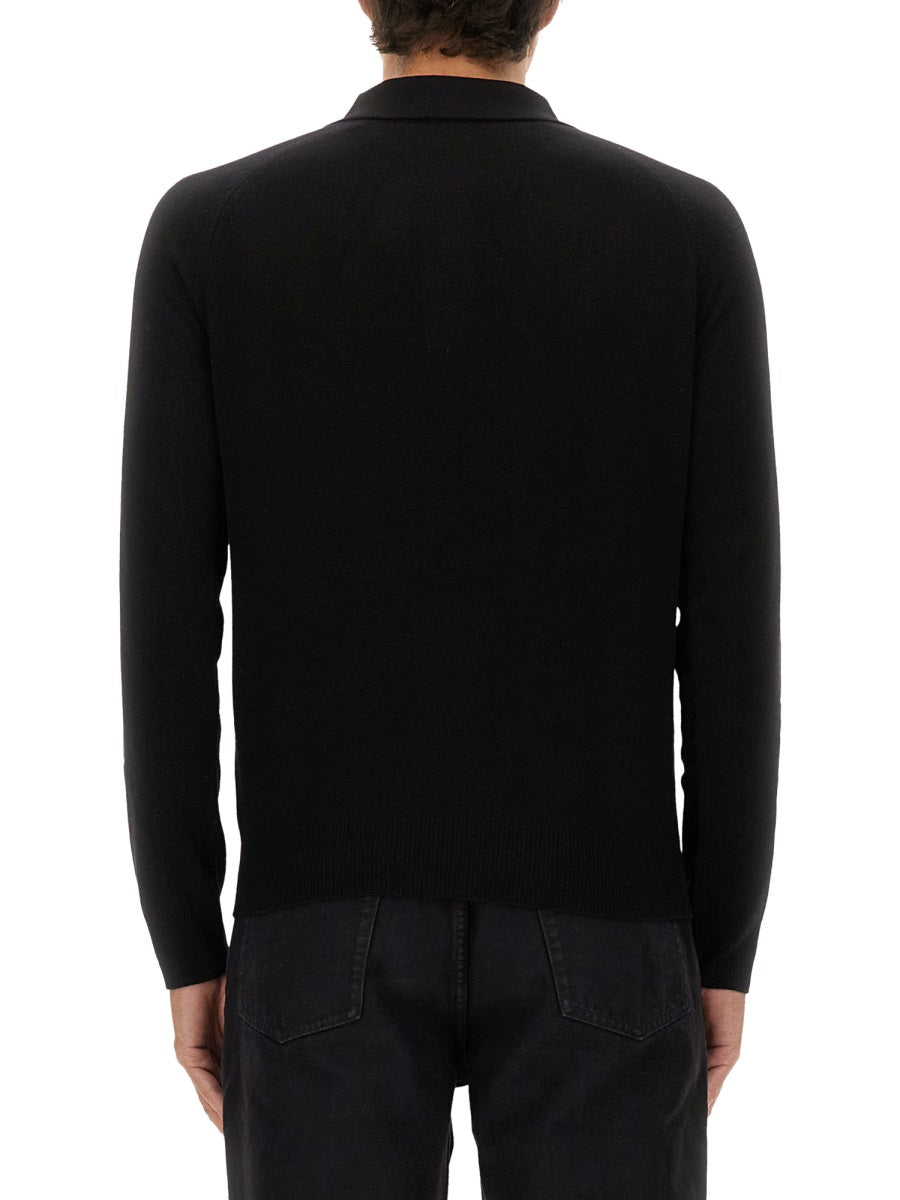 Saint Laurent Men Wool Polo.