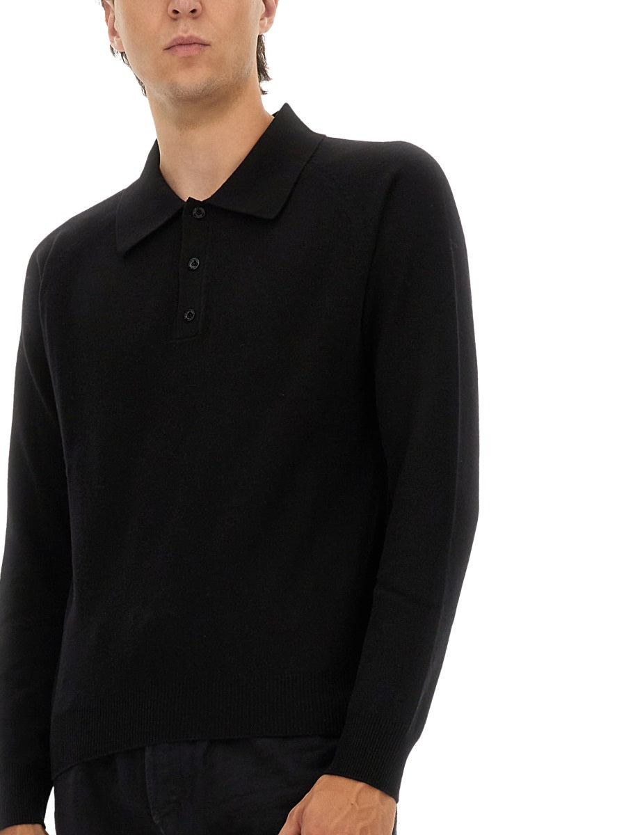 Saint Laurent Men Wool Polo.