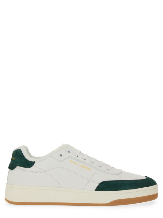 Saint Laurent Men Smooth Leather "Sl/61" Sneaker
