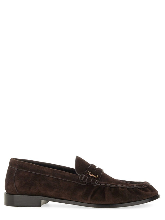 Saint Laurent Men Suede "Laurent" Loafer
