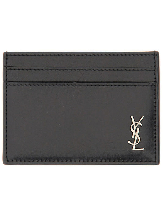 Saint Laurent Men "Tiny Cassandras" Card Holder