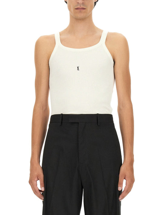 Saint Laurent Men Cassandre Tank Top